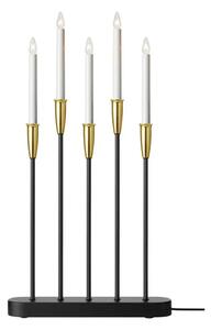 NICE SVIJEĆNJAK Black/Brass 5x3W/E10/2,0m MA705282