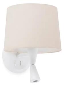 CONGA WHITE READER ZIDNA SVJETILJKA BEIGE LAMPSHADE fi215* FR64308-02