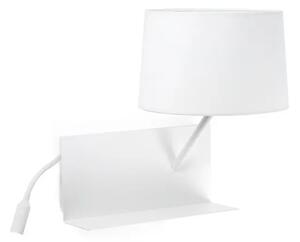 HANDY WHITE RIGHT ZIDNA SVJETILJKA 1XE27 20W USB LED 3W FR28414