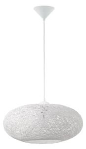 VISILICA 1xE27 1X60W, BIJELA PLASTIKA/BIJELI TEKSTIL CAMPILO 93373