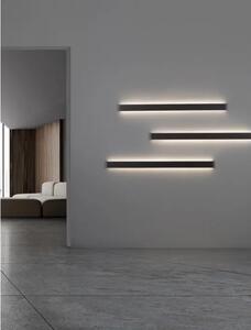 SELINE ZIDNA LAMPA LED 44W/3000K/3124lm/IP20/CRNA NL9081400