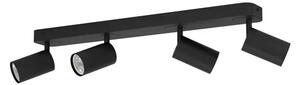 REFLEKTOR 4xLED GU10, 4X4,9W, RGB-BIJELA, CRNI TELIMBELA-Z 900337