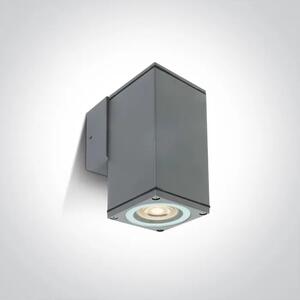 ZIDNA SVJETILJKA GU10 10w IP54 100-240V SIVA DM67426B/G
