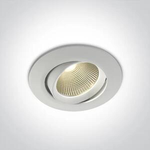 UGRADBENA SVJETILJKA LED/12W/3000K/1100lm/38°/700mA DIM. BIJELA DM11112/W/W