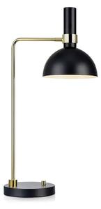 LARRY STOLNA LAMPA 1L BLACK/BRUSHED BRASS E27 MA106973
