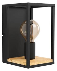 ZIDNA LAMPA 1xE27 CRNA/DRVO LIBERTAD 99796