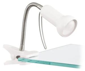 STOLNA LAMPA 1xR50 SA KVAČ. PRILAGOD. BIJELO-SREBRNA FABIO 81262
