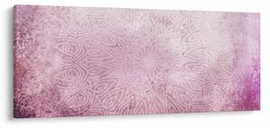 Slika - Mandala u ružičastom zidu (120x50 cm)