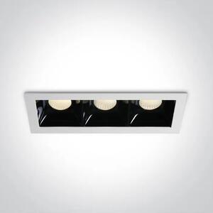 UGRADBENA SVJETILJKA LED/3×6,5W/3000K/3×550lm/36°/350mA IP20 BIJELA DM50307B/W/W