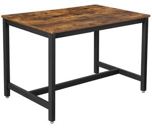 Blagovaonski stol za 4 osobe, kuhinjski stol, 120 x 75 x 75 cm | VASAGLE