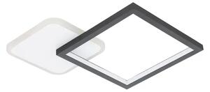 PLAFONJERA 1xLED 15W, SA DALJINSKIM, CRNO/BIJELA GAFARES 900422