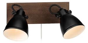 NATIVE ZIDNA SVJETILJKA 2L BROWN/BLACK E14 MA108213