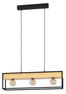 VISILICA 3xE27 CRNA/DRVO LIBERTAD 1 900349