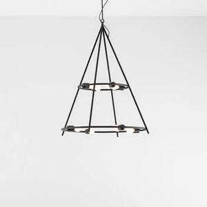EL PORIS 80 VISILICA CRNA E27 8x12W AR1086030A