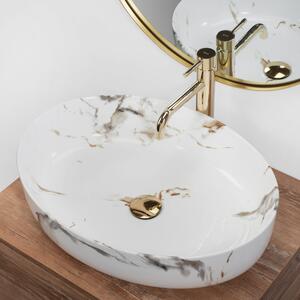 Nadgradni umivaonik REA Queen Carrara Shiny