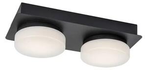 ATTICHUS KUPAONSKA SVJETILJKA LED 11/MAT CRNA/IP44/1200lm RA75002