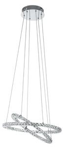 VISILICA 2xLED 29,6W, PROM 550, KROM/KRISTAL VARRAZO 31667