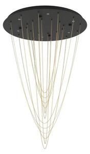 VISILICA 6xLED 6X5,4W, PROM 580, CRNA/ZLATO TREPUCO 390354
