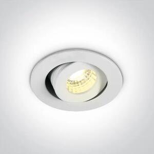 UGRADBENA SVJETILJKA LED/1W-350mA/3W-700mA/3000K/200lm/40° IP20 DIM. BIJELA DM11103B/W/W