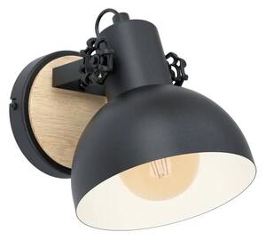 ZIDNA LAMPA 1xE27 PROM 210, CRNA/BEŽ, LUBENHAM 44057