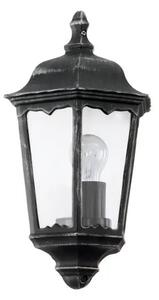 VANJSKA ZIDNA LAMPA 1xE27 CRNA/SREBRNA NAVEDO 93459
