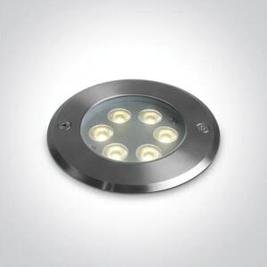 UGRADBENA PODNA LED SVJETILJKA IP67 6x1W WW 24V DC DM69076B/W