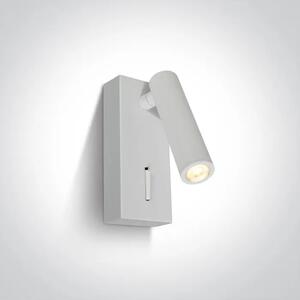 ZIDNA SVJETILJKA LED 3W/3000K/150lm IP20 BIJELA DM65746/W/W