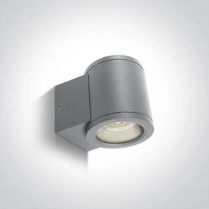 ZIDNA SVJETILJKA 1xGU10 35W IP54 SIVA DM67400A/G