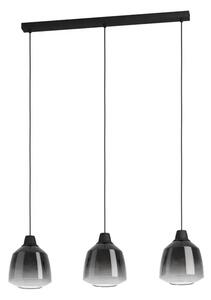 VISILICA 3xE27 CRNA/STAKLO CRNO-SIVO SEDBERGH 43822