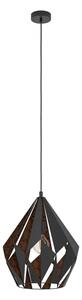 VISILICA 1xE27 PROM 385, CRNA/BAKAR CARLTON 1 49878