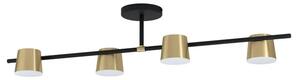 STROPNA LAMPA 4xLED GU10, 4X5W, D-1155, CRNA/MESING ALTAMIRA 39984
