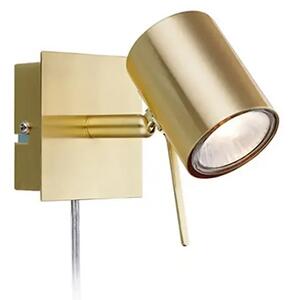HYSSNA LED ZIDNA SVJETILJKA 1L BRUSHED BRASS GU10 MA106316