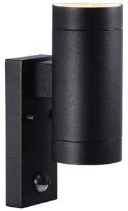 TIN MAXI DOUBLE SENSOR ZIDNA SVJETILJKA CRNA GU10 IP54 21519103