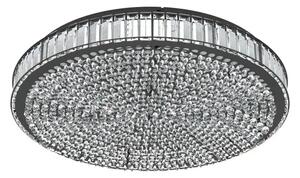 PLAFONJERA 1xLED 43,5W, 4780lm, PROM 605, CRNA/KRISTAL BALPARDA 390249