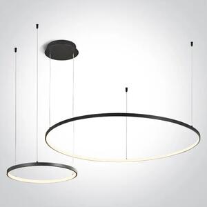 VISILICA 2x CRNI PRSTEN 40cm/100cm 65W WW IP20 230V DIMMABLE DM63150A/B/W