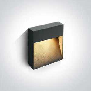 ZIDNA LED SVJETILJKA 9W/230V/IP54 ANTRACIT DM67360A/AN/W