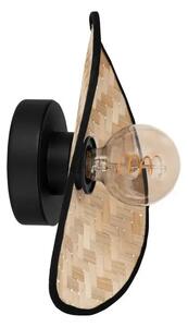 ZIDNA LAMPA 1xE27 CRNO/SMEĐA MARYWELL 44045