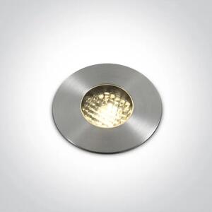 UGRADBENA SVJETILJKA LED/3W/3000K/240lm/36°/24V DC IP67/IK08 DIM. INOX316 DM69052/W