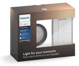 HUE UGRADBENA SVJETILJKA'MILLISKIN' ALUMINIJ 1xGU10/5,5W/2200-6500K+DIMM. SWITCH 50421/48/P7