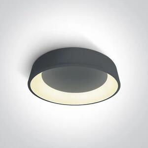 PLAFONJERA LED/42W/3000K/2520lm/230V fi600mm ANTRACIT DM62142N/AN/W