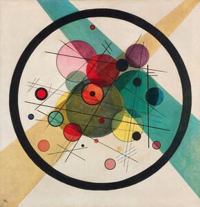 Reprodukcija Circles in a Circle, Wassily Kandinsky