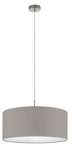 VISILICA 1xE27 fi530 NIKL/MAT, TEKSTIL SIVOZELENA PASTERI 31576