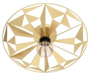 STROPNA LAMPA 1xE27 PROM 425, ZLATNA/TROKUTI CASTANUELO 43599