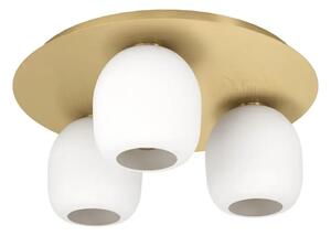 PLAFONJERA 3x E27 MESING/STAKLO OPAL BIJELO MANZANARES 900304