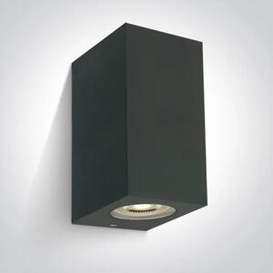 ZIDNA SVJETILJKA 2xGU10/max.2x6W/ABS+PC/IP65 ANTRACIT DM67142K/AN