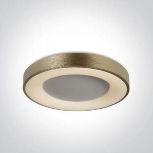 LED PLAFONJERA/50W/3000K/4250lm/BRUŠENO ZLATNA 60cm DM62182A/BGL/W