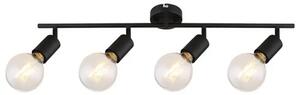 LAMAR REFLEKTOR E27 4X MAX 40/MAT CRNA/IP20 RA3989