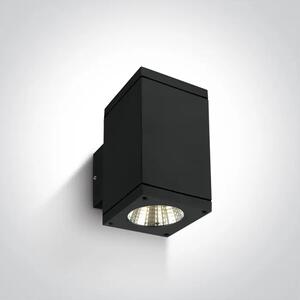 ZIDNA SVJETILJKA LED 2x6W/2x440lm IP54 CRNA DM67138A/B/W