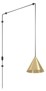 VISILICA 1xE27 CRNA/MESING NARICES 900975