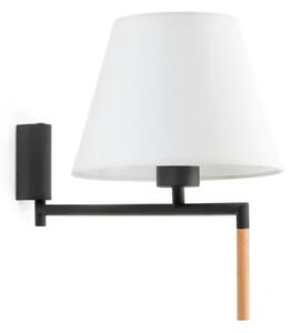 RON DARK GREY ZIDNA SVJETILJKA WHITE SHADE FR64400-10